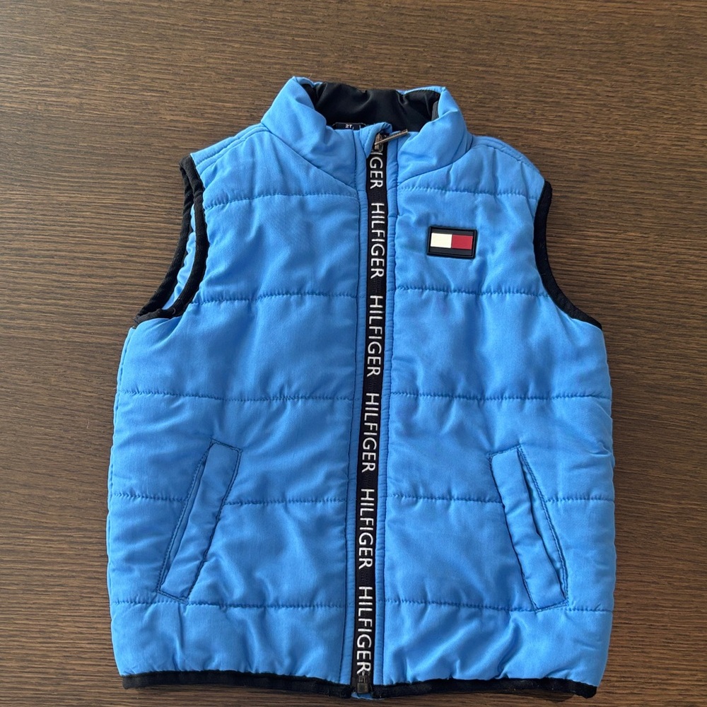 Tommy Hilfiger Light Blue Quilted Vest
